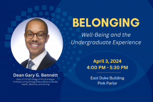 Belonging:  Well-Being and the Undergraduate Experience