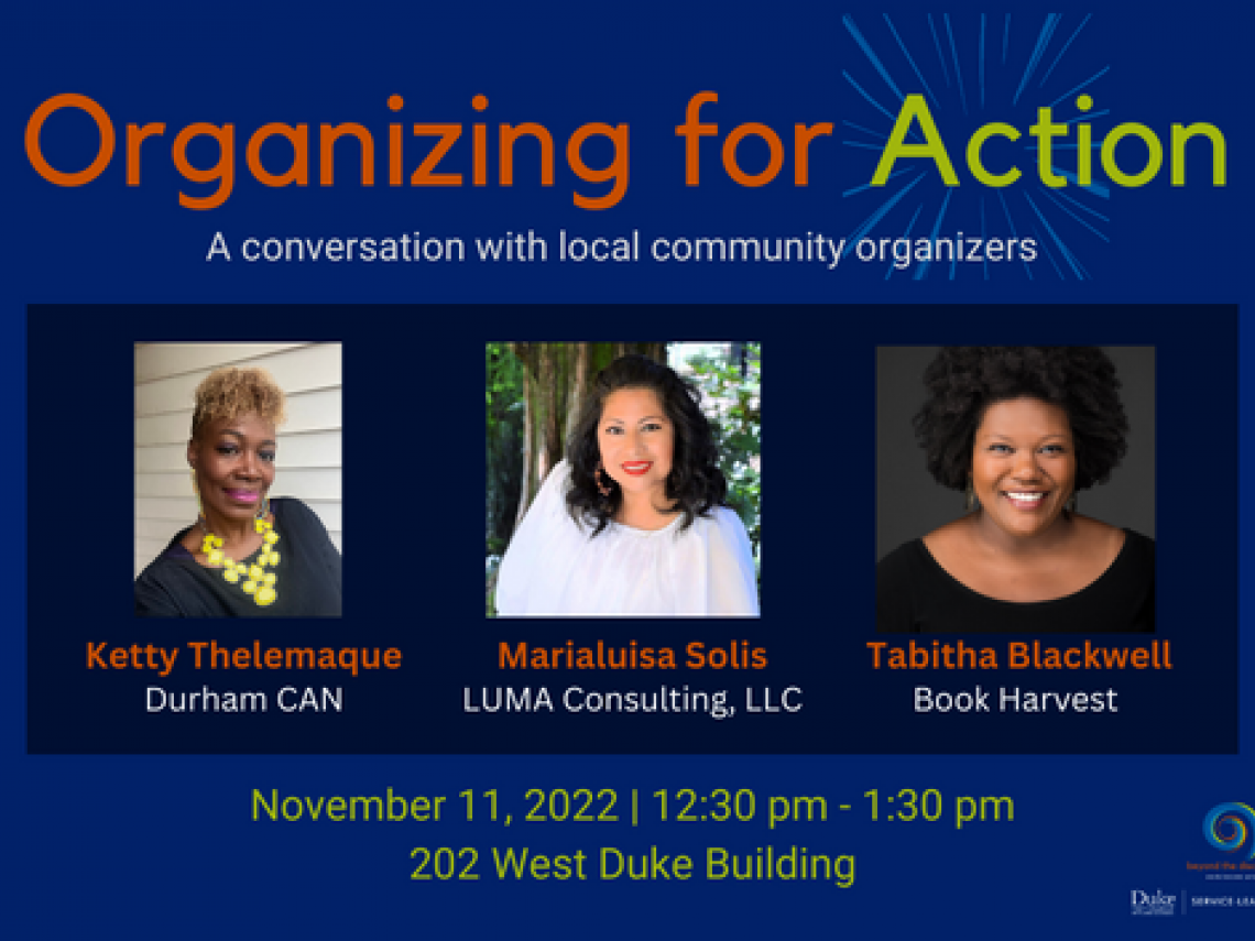 A conversation with local community organizers