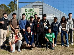 Chinese 451 students visited Duke Farm