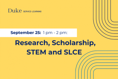 Research, Scholarship, STEM and SLCE